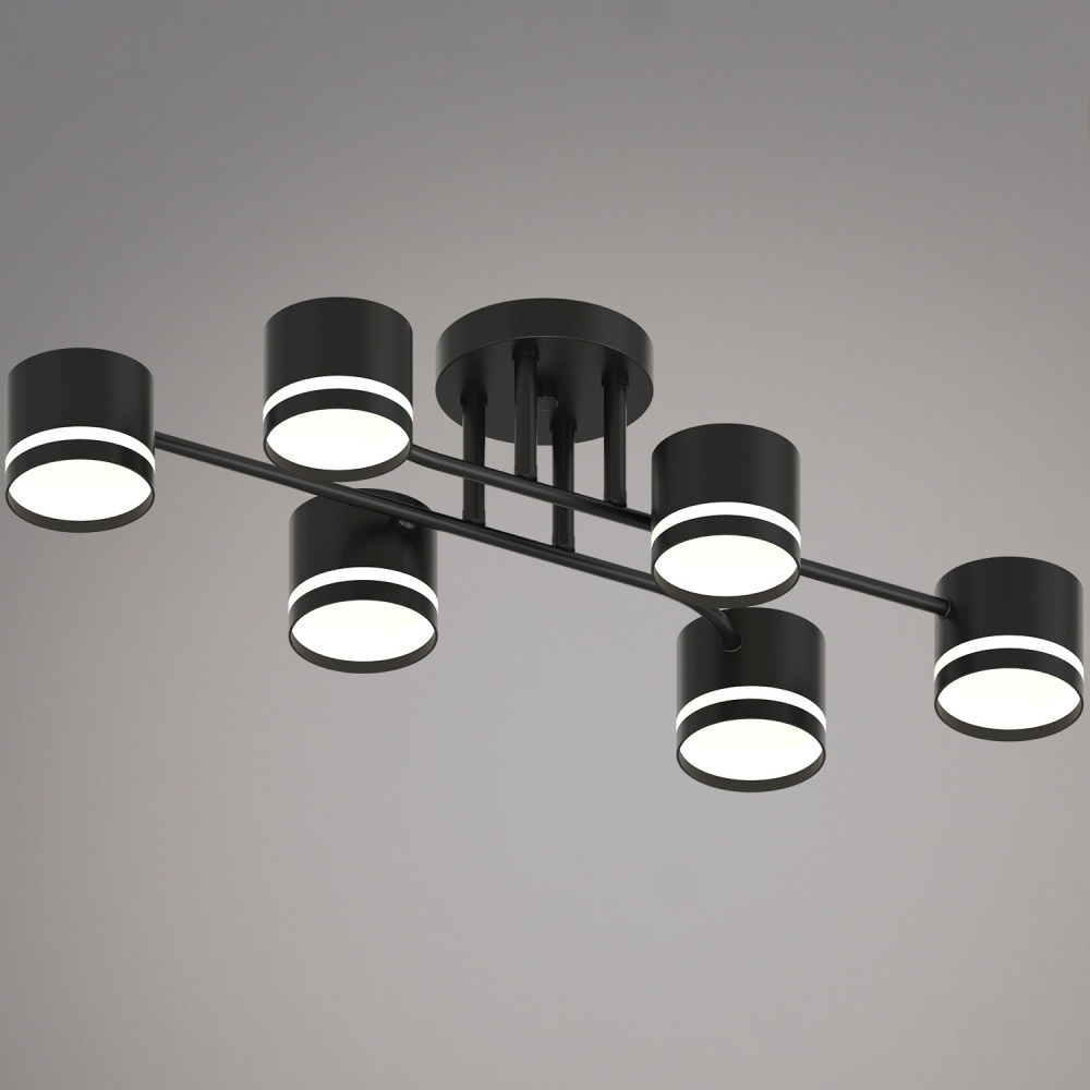 Потолочная люстра  77730-0.3-06 GX53 BK Reluce