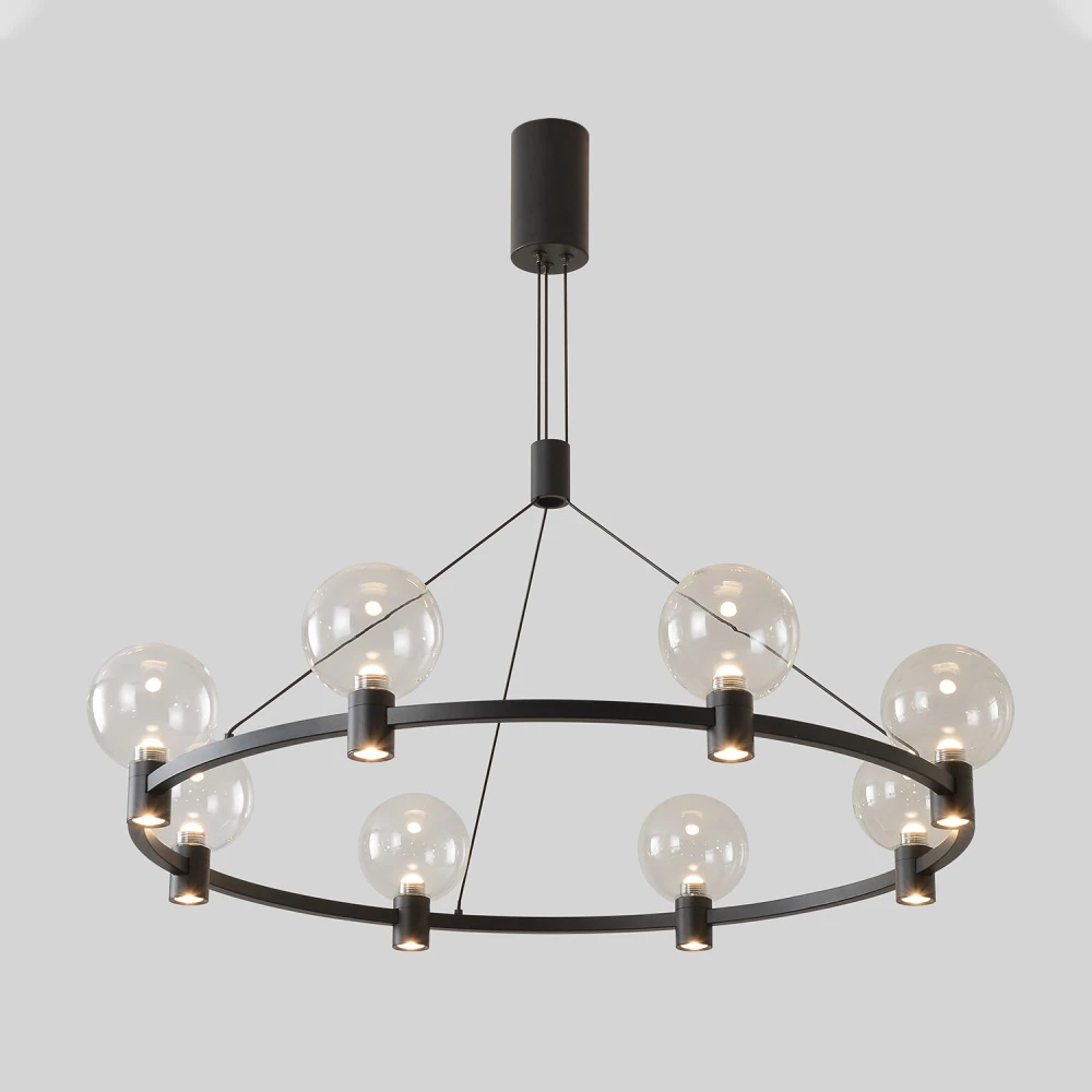 DUET SP56W LED BLACK Crystal Lux