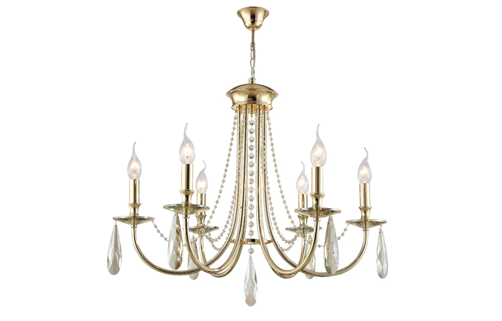 VICTORIA SP6 GOLD/AMBER Crystal Lux