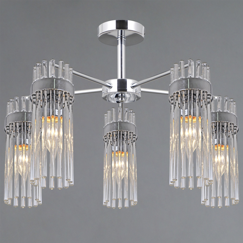 Потолочная люстра  IL0761-5CSQ-25 CR GENOA ILLUMICO