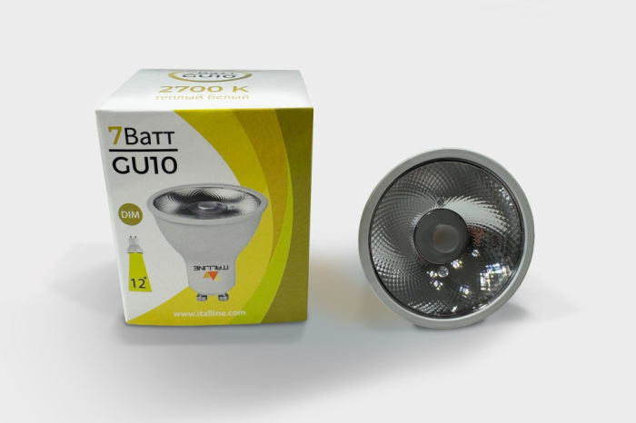 HL GU10/7W/2700K DIM_