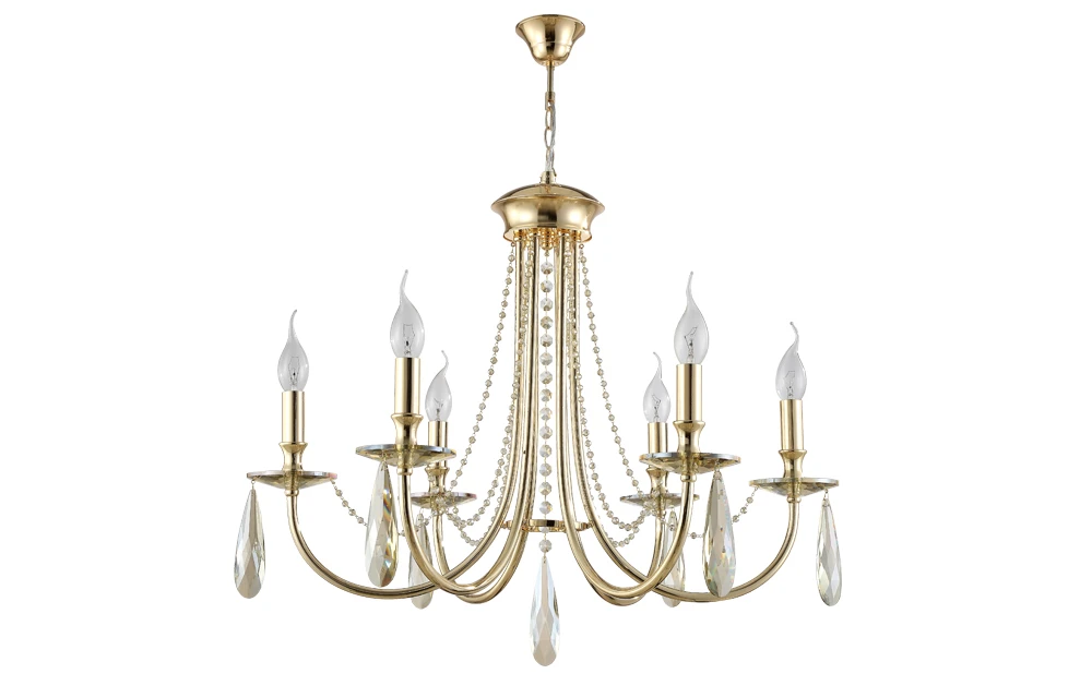 VICTORIA SP6 GOLD/AMBER Crystal Lux
