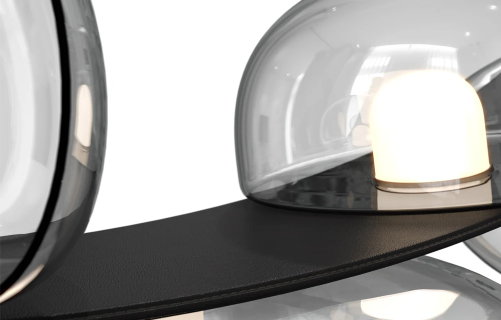 BOSQUE SP7 L3000 BLACK/TRANSPARENT Crystal Lux