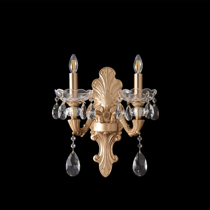 ELIZABETH AP2 BRASS Crystal Lux