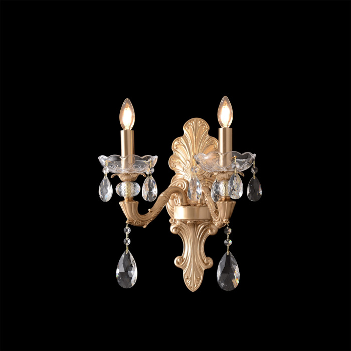 ELIZABETH AP2 BRASS Crystal Lux