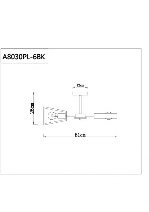A8030PL-6BK Arte Lamp
