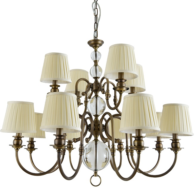 3112/С  black brass без абажуров_