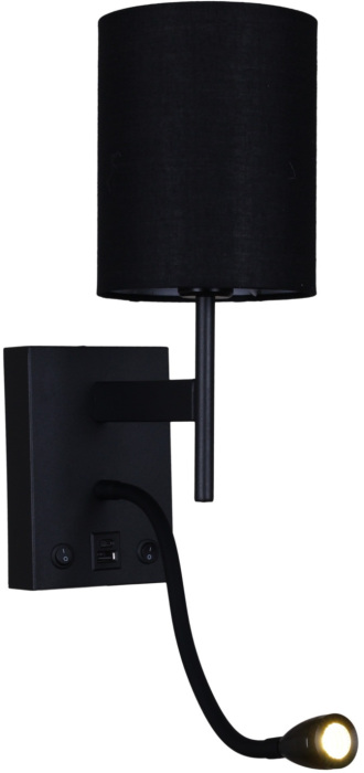 86210-9.2-001KT LED3W+E14 BK_