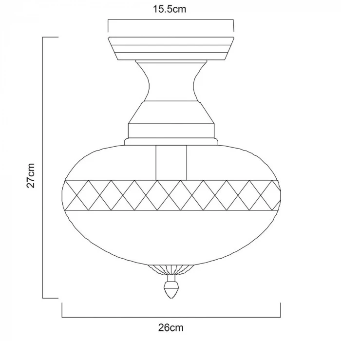 A2303PL-1SG Arte Lamp