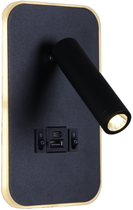 86204-9.2-001KT LED12W+USB BK_