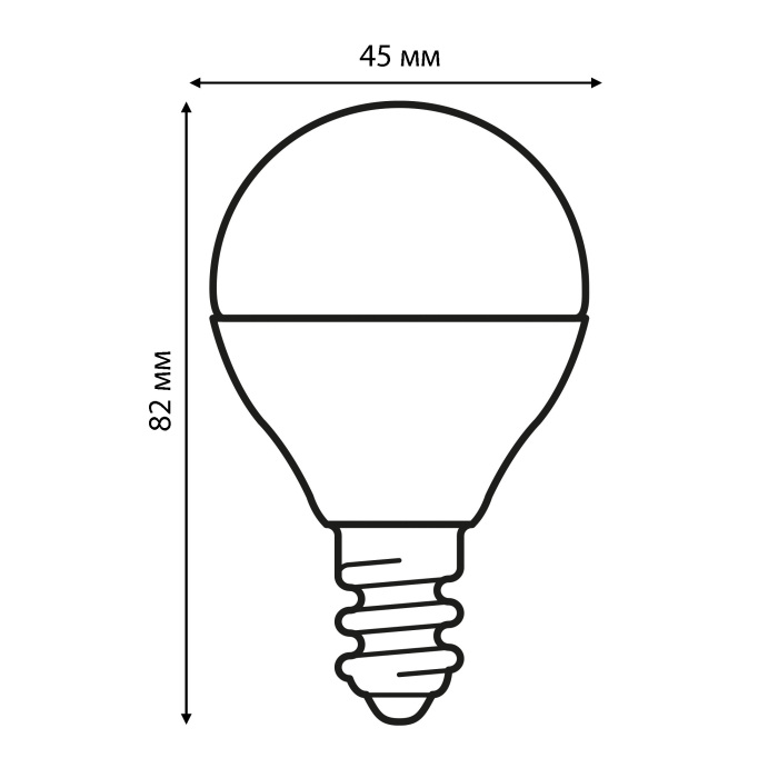 LED-G45-6W/3000K/E14/FR/DIM/SLS_