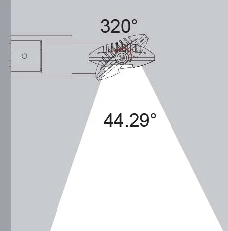 W6144S-1-4000K Gr Oasis Light
