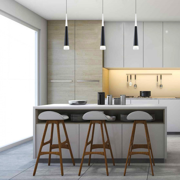 DLR038 7+1W 4200K черный матовый