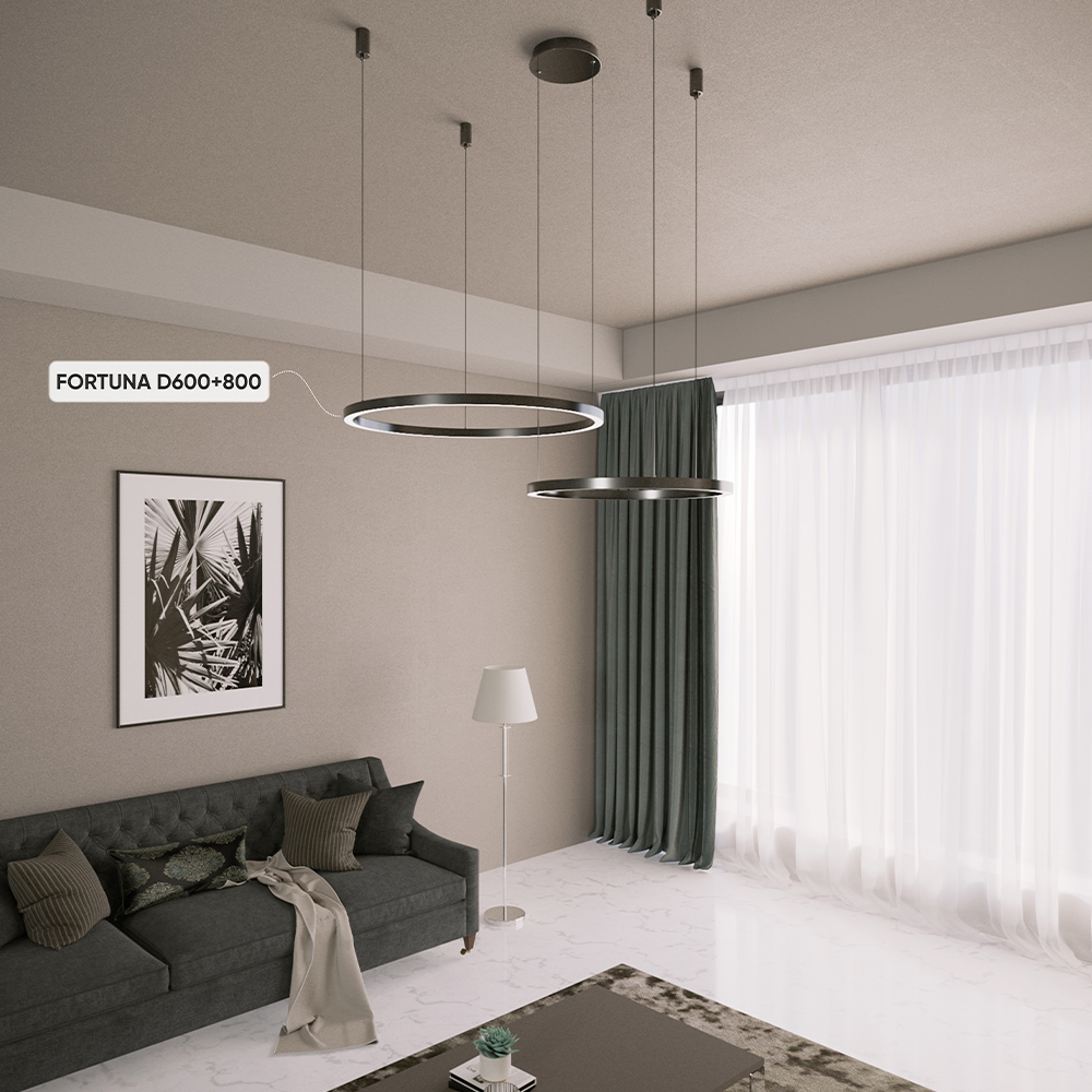 FORTUNA SP123W LED D600+800 BLACK_