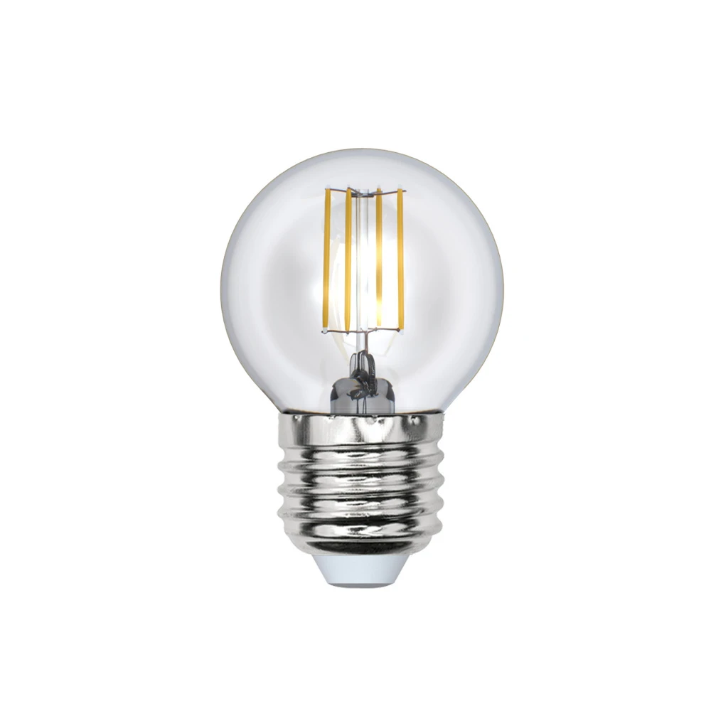 LED-G45-5W/WW/E27/CL/DIM GLA01TR картон Uniel
