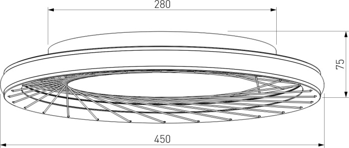 40022/1 LED серый_