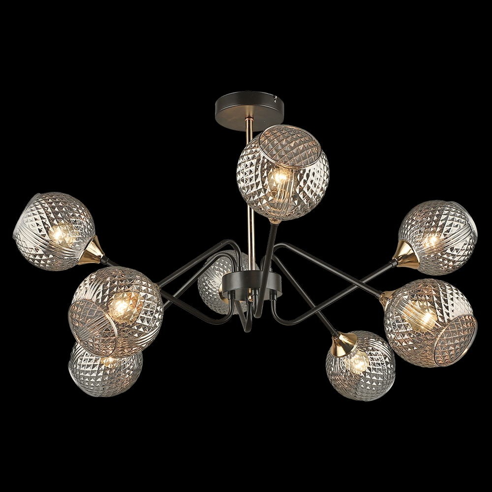 Потолочная люстра  04898-0.3-08 COFFEE+FGD Reluce