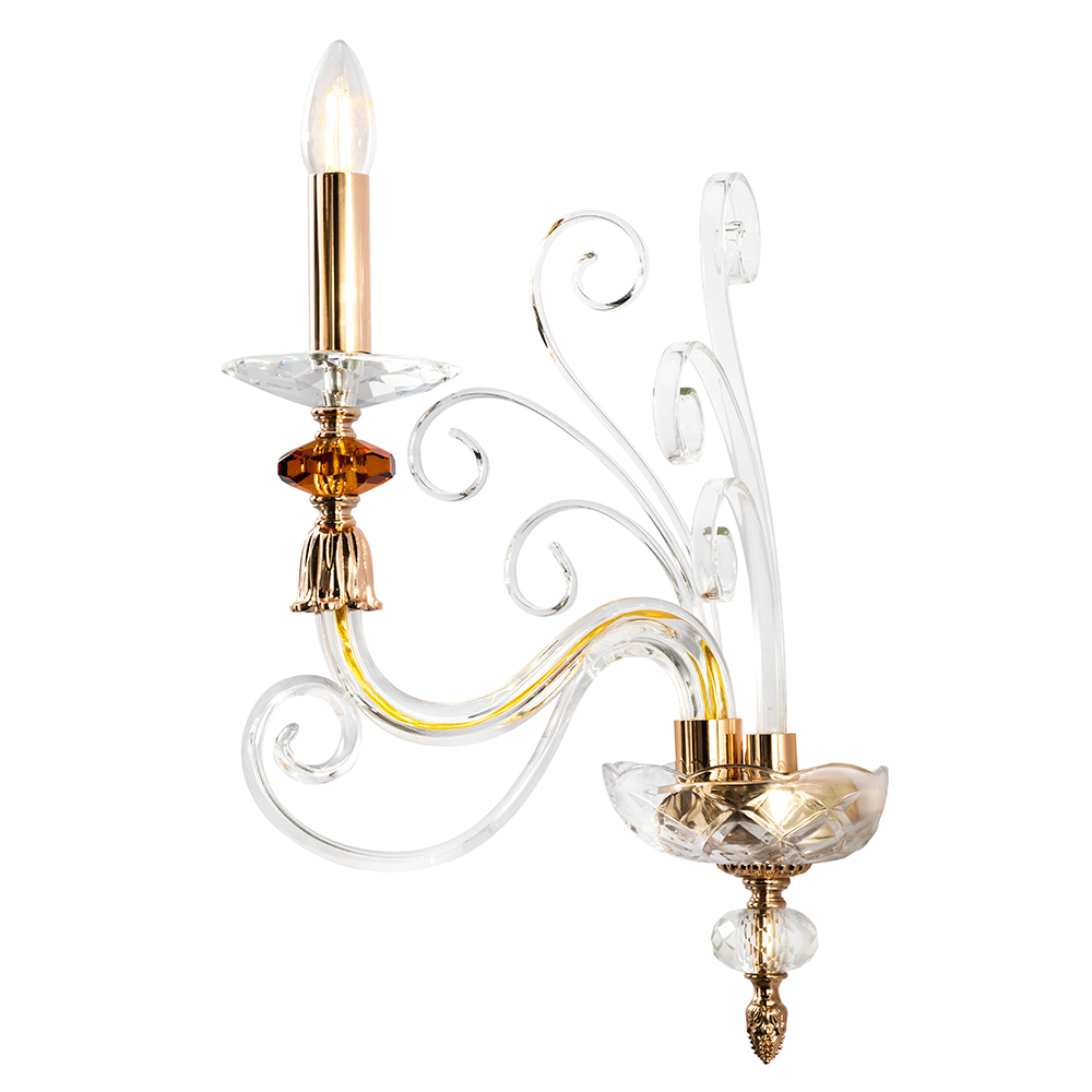 CATARINA AP1 V2 GOLD/TRANSPARENT-COGNAC_