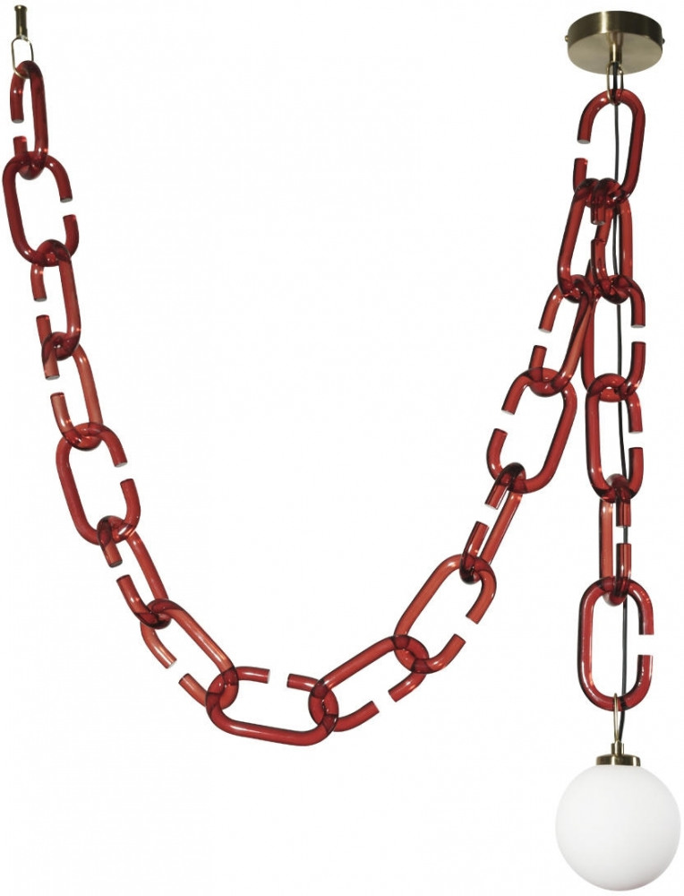 Подвесной светильник Chain 10128C Red Loft It