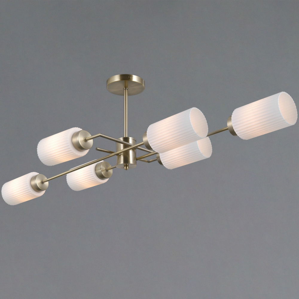 Потолочная люстра  IL0737-6ASQ-25 AB NAPLES ILLUMICO