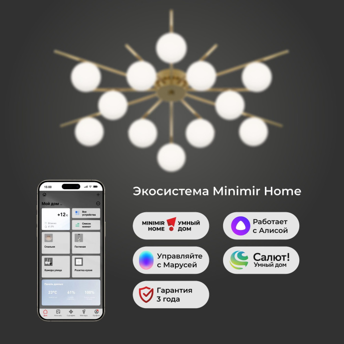 302001/12 латунь Smart Eurosvet